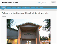 Tablet Screenshot of bostoniachurchofchrist.org